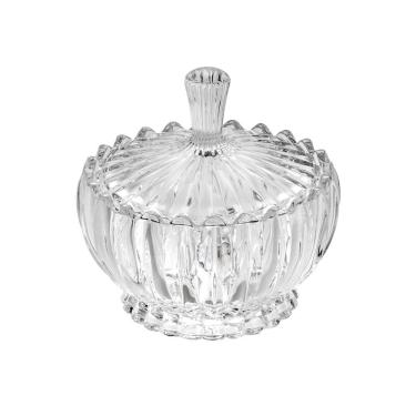 Imagem de Bomboniere Potiche de Cristal Geneva Transparente 11x11cm Wolff