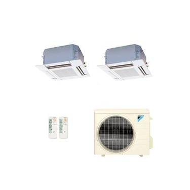 Imagem de Ar-Condicionado Multi Split Inverter Daikin 18.000 (2x Evap Cassete 4 Vias 12.000) Quente/Frio 220V