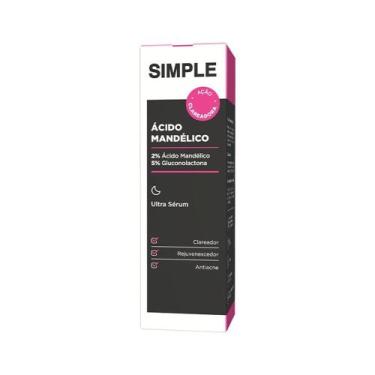 Imagem de Ultra Sérum Simple Ácido Mandélico 30ml - Simple Organic