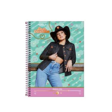 Imagem de Caderno 1 Matéria Ana Castela 80fls Tilibra - Sortido