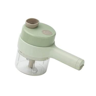 Imagem de Moedor de pimenta elétrico ou moedor de sal, moedor de pimenta automático portátil, operação com uma mão, aço inoxidável