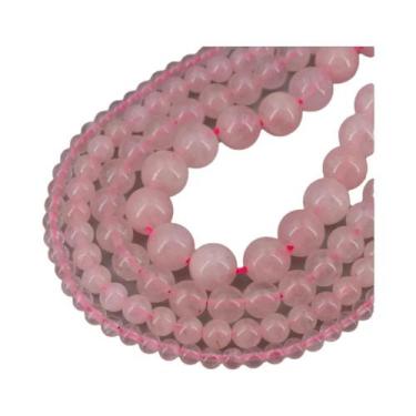 Imagem de Contas De Pedra Natural Olho De Tigre Azul, Ametista E Quartzo Rosa Pa