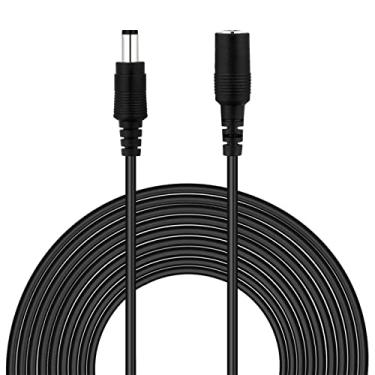 Imagem de BOAVISION Cabo de alimentação CC 12V, cabo de extensão de 10 m, cabo de extensão de 2,1 mm x 5,5 mm, compatível com adaptador de fonte de alimentação CC, câmera IP de segurança WiFi..