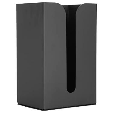 Imagem de Aramox Caixa de Tecido Preto Espaço Alumínio Suporte Caixa Tecido Montagem na Parede à Prova Ferrugem Com Pintura Anodizada para Cozinha Banheiro Organizador Vaso Sanitário