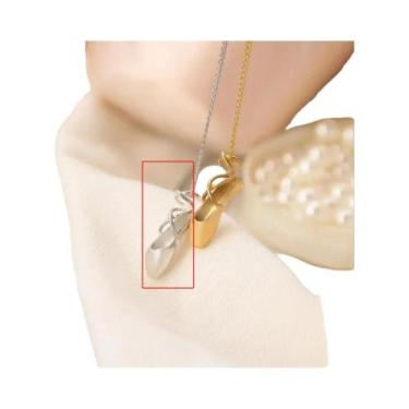 Imagem de Colar Com Pingente De Sapatilha De Balé Em Ouro E Prata Para Mulheres,