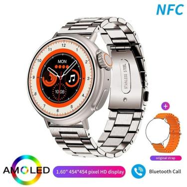 Imagem de Relógio Smartwatch Foxbox 8762Dt À Prova D'Água Prata Tela Hd Amoled