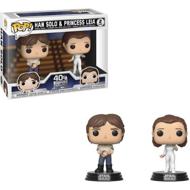 Imagem de Funko Pop Star Wars Han Solo and Leia 2-Pack