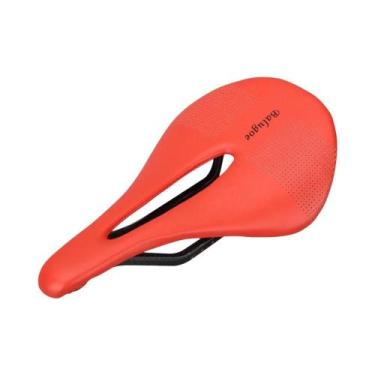 Imagem de Selim De Bicicleta De Estrada E Montanha Em Couro PU Carbono Respiráve