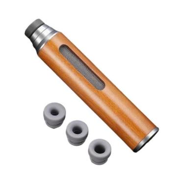 Imagem de Cinzeiro Portátil De Madeira De Nogueira Para Carro, Mini Cinzeiro Sem