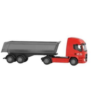 Imagem de Caminhão Basculante 40cm Truck 2.5 - Caçamba Móvel, Rodas Livres, Idea