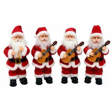 Imagem de Papai Noel Musical Cazza 30cm Cx-257 Cx, UNICA
