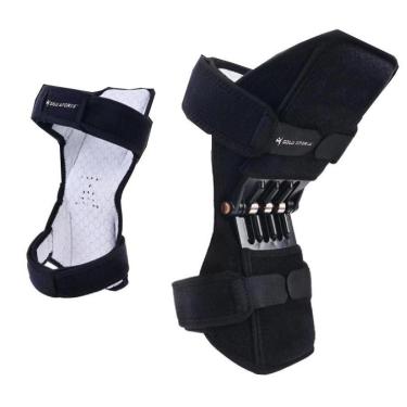 Imagem de Joelheira De Resistência Gold Sports Pro Articulada Com Mola-Unissex