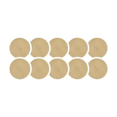 Imagem de Jogo Americano Pérola 37cm Kit 10 Rafimex