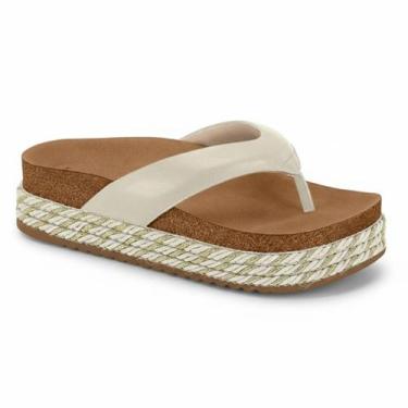 Imagem de Sandália Feminina Beira Rio Papete Confortável Original -, Branco off,