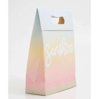 Imagem de Embalagem Presente Sacola Degradê Poá Marisa-87536, UN, Rosa e Azul