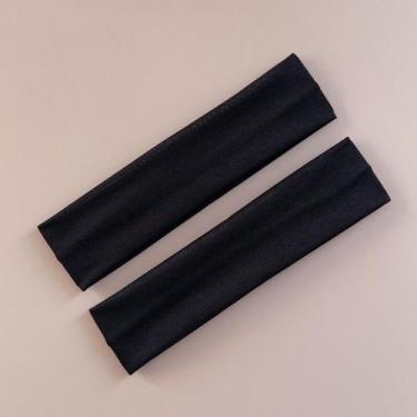 Imagem de 2 Unidades/ Elegante E Simples Preto , Branco , Faixa De Cabeça Esport