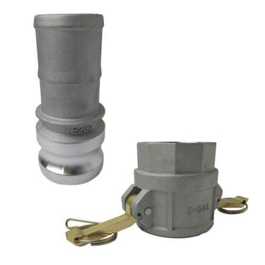 Imagem de Kit Engates Rápidos Macho Espigão + Fêmea Rosca Interna 2 Polegadas Lo