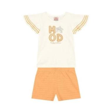 Imagem de Conjunto infantil menina brilhante Brandili-Feminino