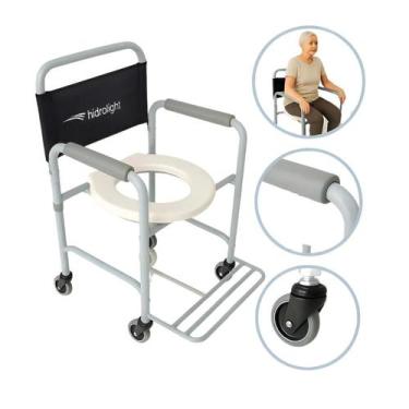 Imagem de Cadeira De Banho SC103 Desmontável Em Aço Leve Hidrolight