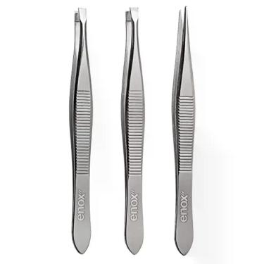 Imagem de Pinca Enox Kit Trio Ponta Fina Belliz