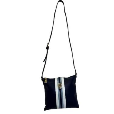 Imagem de Tommy Hilfiger Bolsa tiracolo feminina Jaden Plus, Tommy Navy, One Size, Bolsa transversal Jaden Plus