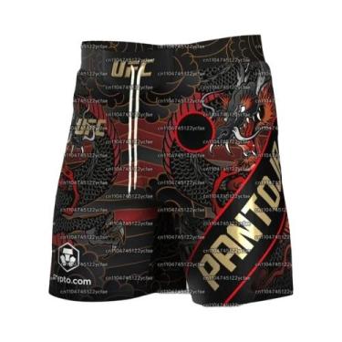 Imagem de Shorts De Boxe 3D UFC Respiráveis Para Homens E Mulheres, PANTOJA 2025