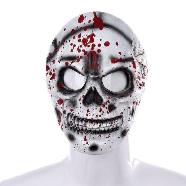 Imagem de Fantasia facial completa de Horror Skull Mask Bloody Skeleton