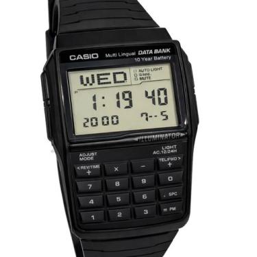 Imagem de Relógio Casio Digital Calculadora Masculino Prateado DBC-32-1ADF, Pret