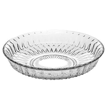 Imagem de Prato para Bolo Cazza Diamond em Vidro 29cm, UNICA