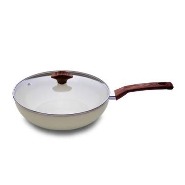 Imagem de Frigideira Wok Capadócia 28cm com Tampa Multiflon