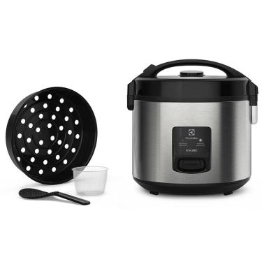 Imagem de Panela Elétrica Electrolux Efficient por Rita Lobo 3,5L Inox e Preta - ERC20