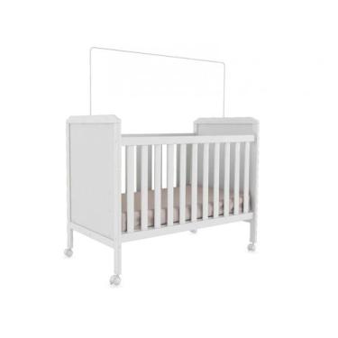 Imagem de Berço Cloe Moveis Peroba Americano Mini cama MDF, Branco
