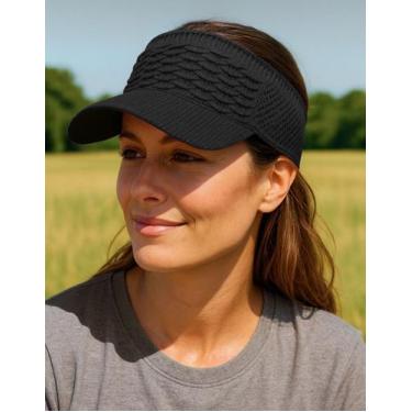 Imagem de Boné Viseira Esportiva Moda Praia R087 - style store, Preto