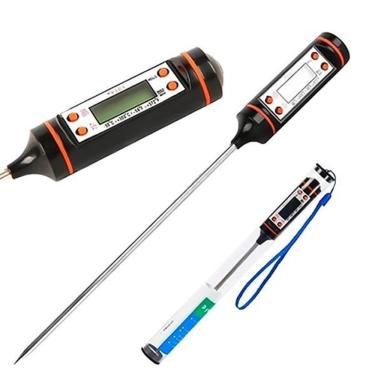 Imagem de Termômetro Culinário Cozinha Digital Mede -50ºc A +300ºc