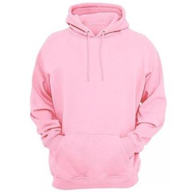 Imagem de Moletom Canguru Plus Size Liso Blusa Com Capuz Grande Cor:;Tamanho:G4;Gênero:Unissex-Unissex