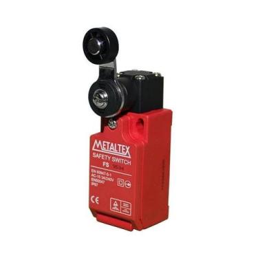 Imagem de Chave Fim De Curso Segurança Rolete Haste Fs9504 - Metaltex, 220V
