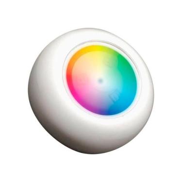 Imagem de Refletor Led 4,5w Rgb Abs Iluminação Colorida Para Piscinas - Aqua Lig