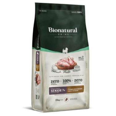 Imagem de Ração Bionatural Prime Cães de Raças Pequenas Sênior 7+ Sabor Frango 1