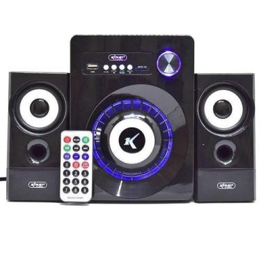 Imagem de Amplificador De Som Subwoofer 2.1 Kp-6022bh - Eletronica Castro
