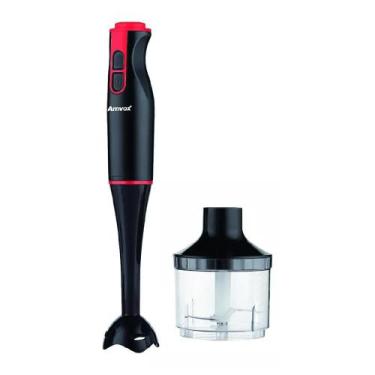 Imagem de Mixer de Alimentos 2 em 1 Amvox APR400 2 Velocidades 400W, 110V, Preto
