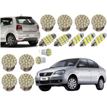 Imagem de Lâmpadas led polo 2002 03 04 05 06 a 16 + teto e porta malas - VELOX T