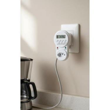 Imagem de 2x Timer Digital Programável Bivolt 10A 2200W: Controle Tota - Congrat