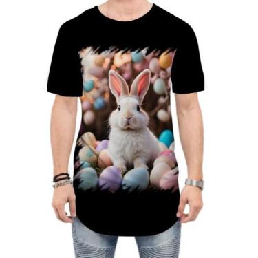 Imagem de Camiseta Longline Coelhinho da Páscoa Realista Real 9 - Kasubeck Store