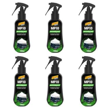 Imagem de Kit 6 Antiembaçante Automotivo Spray MP10 100ml Limpa Vidros - Mundial