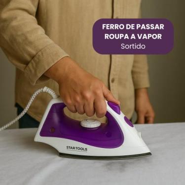 Imagem de Ferro de Passar A Vapor Premium 220V - Azul - STARTOOLS, 220V