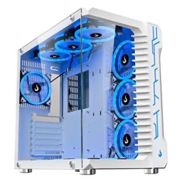 Imagem de Gabinete Gamer Rise Mode Galaxy Glass, Mid Tower, ATX Sem FANs, - RM-GA-GG-FW-Unissex