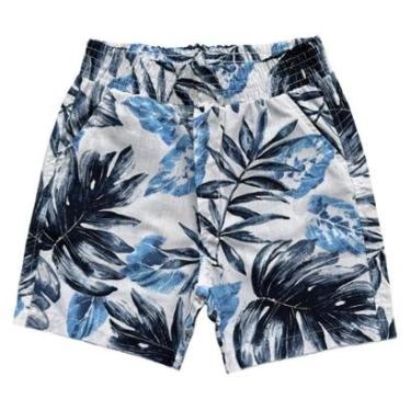 Imagem de Bermuda Juvenil Look Jeans Estampado - 16 - MARINHO-Masculino
