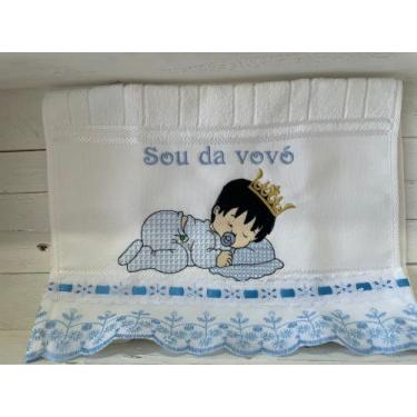 Imagem de Toalhinha Infantil Bordado Bebê - Rw Bordados