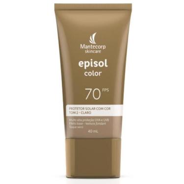 Imagem de Protetor Solar Com Cor Tom Claro 2 FPS70 40ml  Episol Color - Hypera C
