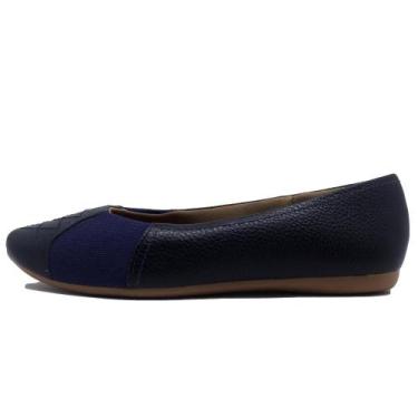 Imagem de Sapatilha feminina usaflex  ad0710003, Azul, 36